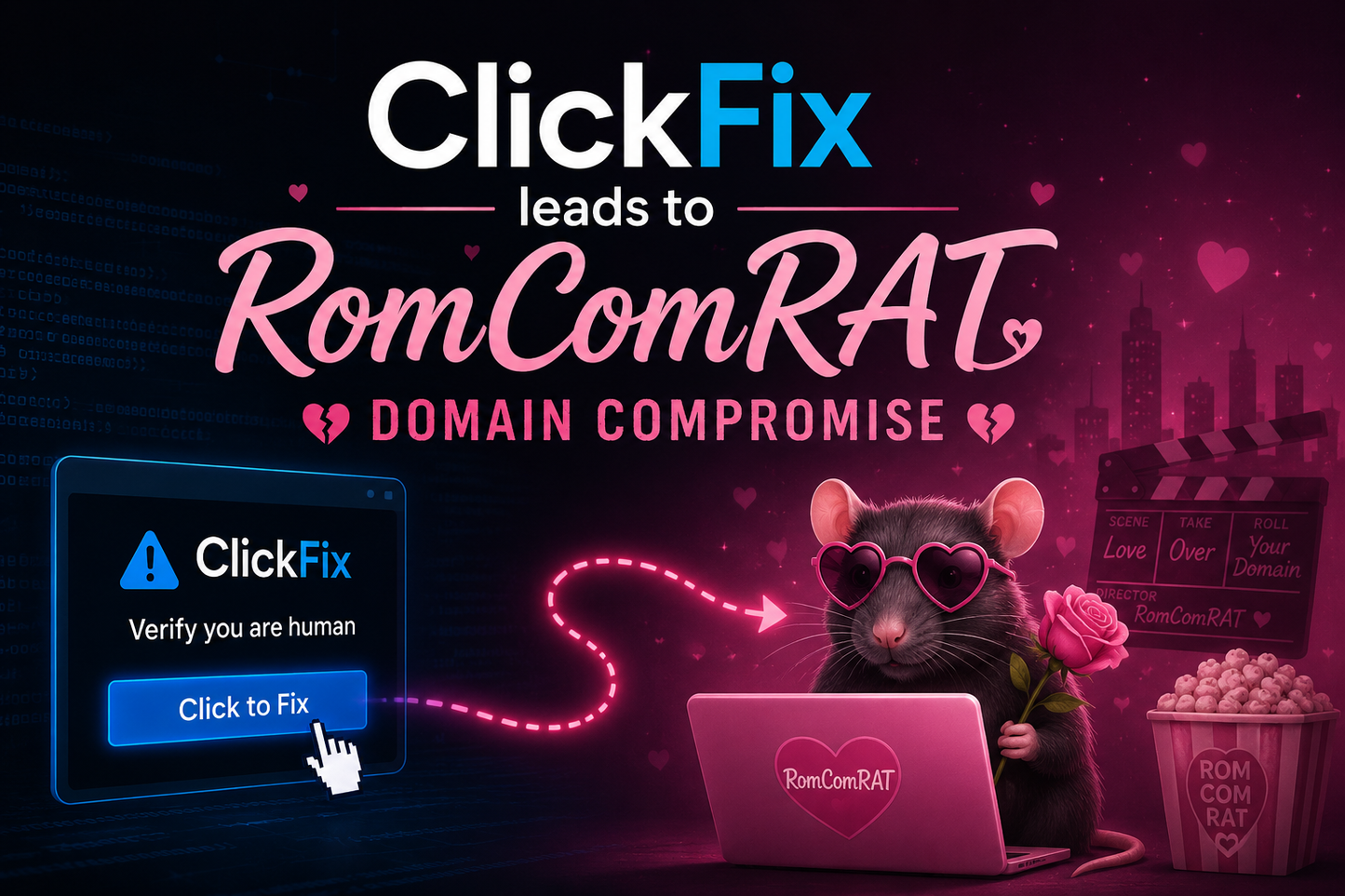 ClickFix leads to RomComRAT Domain Compromise - Private Case #35646